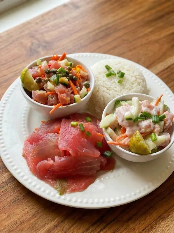Vue du lagon de Bora Bora depuis le Snack Chez LOLO