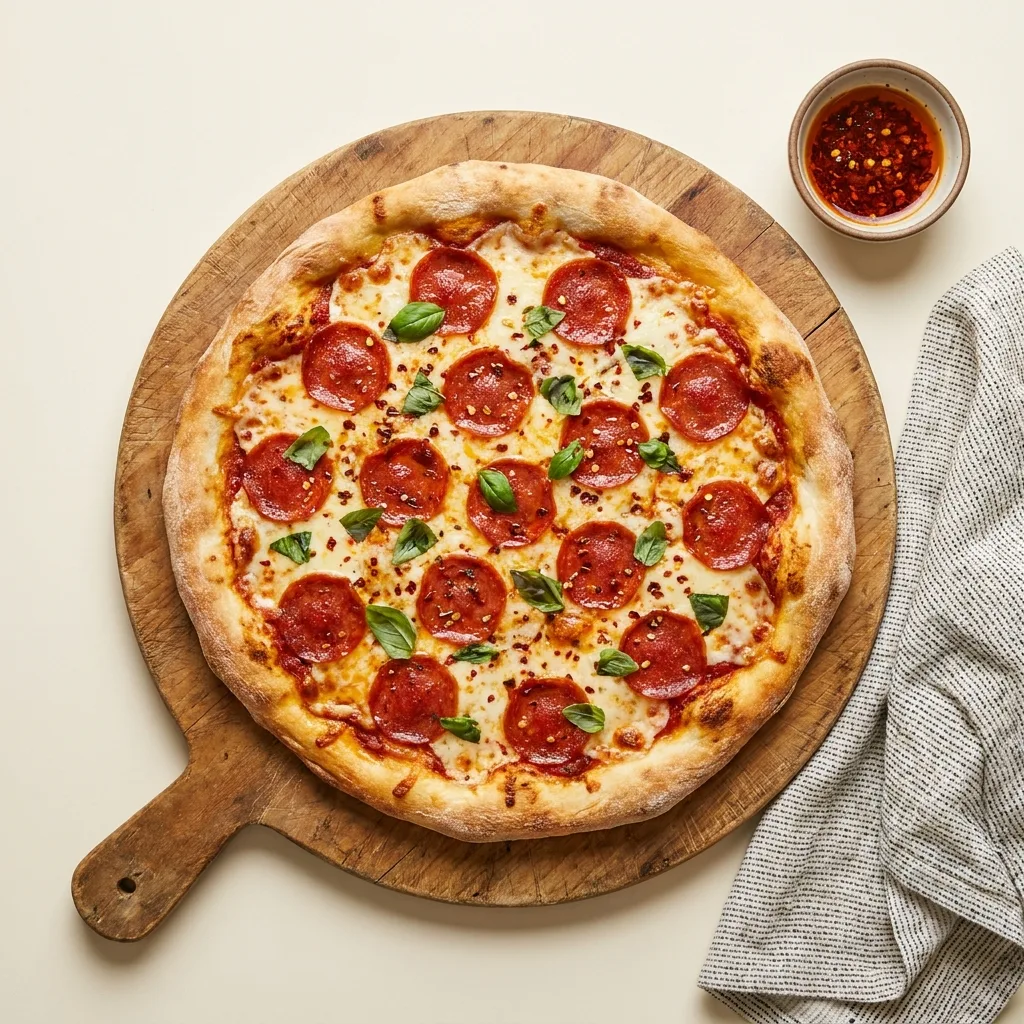 Pizza Pepperoni — pepperoni épicé et mozzarella
